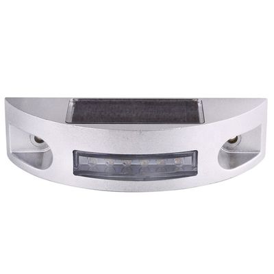 Aluminium-Flashing Road Marker Solar Cast Semi Circle Road Stud Cat Eye mit LED-Farbe