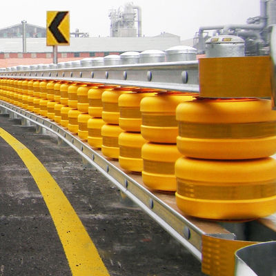 Hot Dip Galvanized Highway Guardrail Stahl-Anti-Crash Verkehrssicherheit Roller Barriere