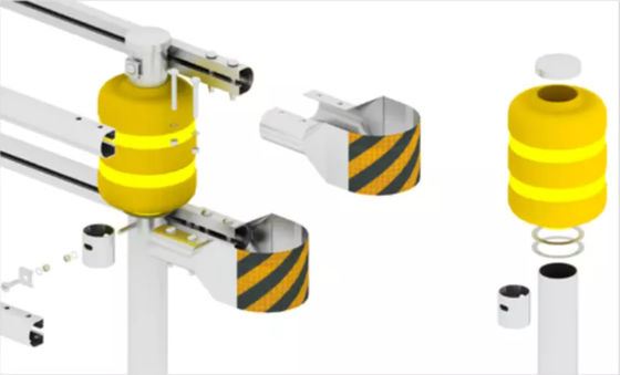 Hot Dip Galvanized Roller Barrier erschwingliche Lösung für die Straßenverkehrssicherheit