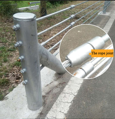 Edelstahlverzinkte Straßenschutzgrillkabelbarriere für die Sicherheit des Straßenverkehrs