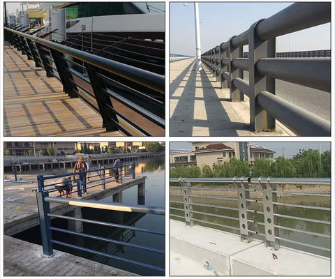 Hochfeste Edelstahl-Verbundbrücke Schutzrail Sicherheitsbarriere Schutzrail