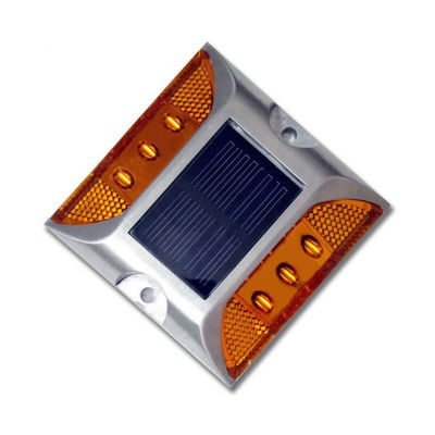 Straßenverkehrssicherheit Stützpunkt Safebuild IP68 Wasserdicht Solarbetrieb Aluminium eingebettete Katzen Augen LED Straßenstützpunkte