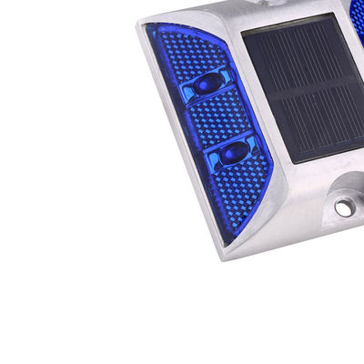 Straßenverkehrssicherheit Stützpunkt Safebuild IP68 Wasserdicht Solarbetrieb Aluminium eingebettete Katzen Augen LED Straßenstützpunkte