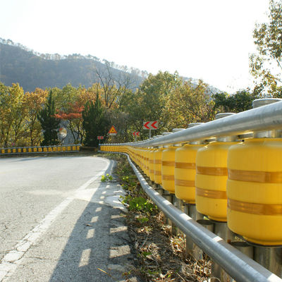 Gelbstahl Highway Roller Barrier mit verzinkter und Pulverbeschichtung