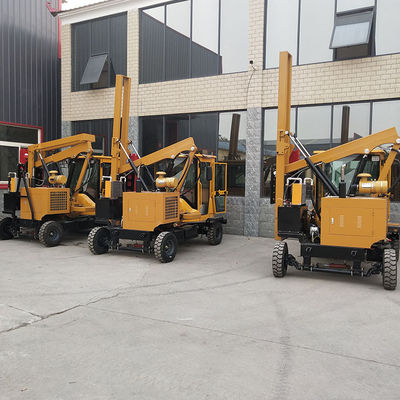ISO Highway Guardrail Pile Driver Maschine mit hydraulischem Druck Pile Driver