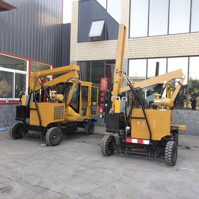 ISO Highway Guardrail Pile Driver Maschine mit hydraulischem Druck Pile Driver