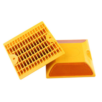 High Intensity Reflective Tape Road Stud Doppelseitige ABS Katzen-Augen-Reflector 100X100X20mm