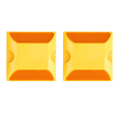 High Intensity Reflective Tape Road Stud Doppelseitige ABS Katzen-Augen-Reflector 100X100X20mm