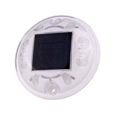 LED Cat Eye Round Solar Road Stud in Blau mit High Intensity Reflector Tape und PVC