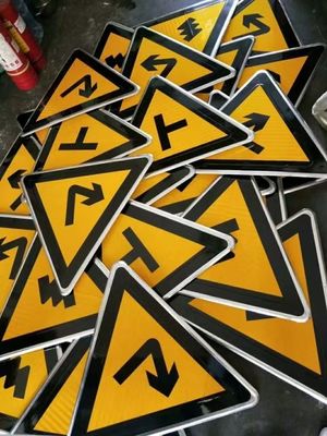 High Visibility Road Safety Warning Poster/Schildertafeln und Pfähle mit einer Höhe von 50 cm