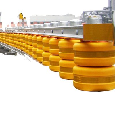 Edelstahl-Rollenschranke gegen Korrosion auf der Autobahn mit ISO9001-Zertifikat 2008