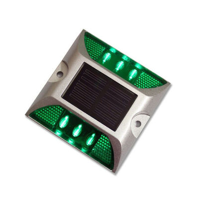 Wasserdichtes Solar-Aluminium eingebettete Katzen-Augen Straßenstift für Straßenkegelzeichen 104*123*23mm