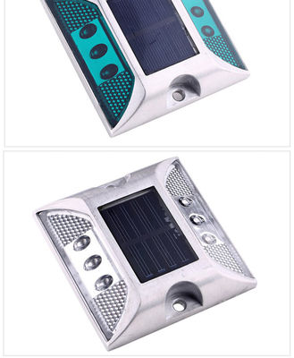 Wasserdichtes Solar-Aluminium eingebettete Katzen-Augen Straßenstift für Straßenkegelzeichen 104*123*23mm