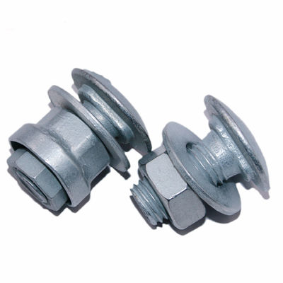 Highway Guardrail Round Head Hot Dip Galvanized Bolt für die Straßenverkehrssicherheitsnormen