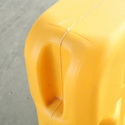 2M PE T Form Rot Gelb Wasser gefüllt Plastik Straßensperre für die Straßenverkehrssicherheit