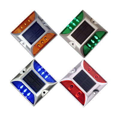 Straßenverkehrssicherheit LED-Reflexionsband Aluminium-Katzen-Auge Solarstraßen-Stud-Straßkegelzeichen