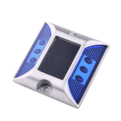 104*123*23mm Rot-LED-Reflexive Aluminium-Katzen-Auge Solarstraßenstiel für Industriegebiete