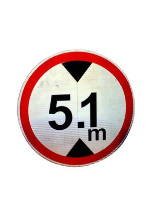 Tourismus-Straßenschilder Reflektionsblatt mit 50 cm Höhe und individueller Gestaltung