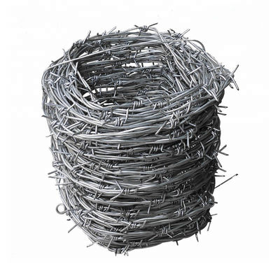 Pulverbeschichtete, galvanisierte Sicherheitszaun mit Stacheldraht für lang anhaltende Leistung