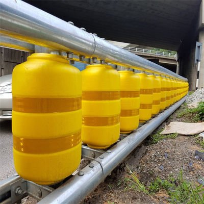 Straßenverkehrssicherheit EVA PU Roller Cushion Crash Barrier in Gelb für den Straßenverkehr
