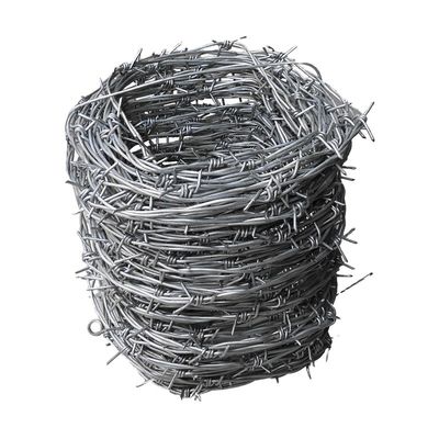ISO Hot Dip Galvanized Stahl Stacheldraht Zaun für Außensicherheit
