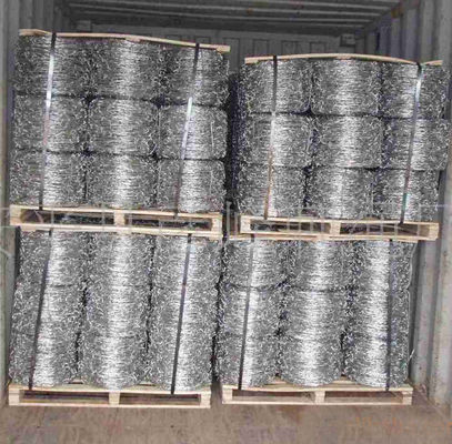 ISO Hot Dip Galvanized Stahl Stacheldraht Zaun für Außensicherheit