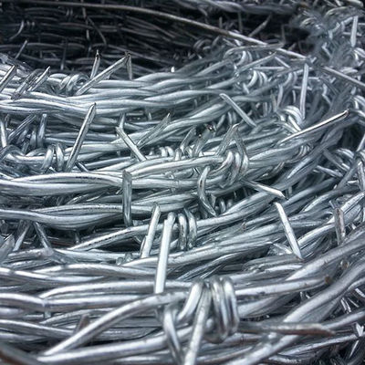 ISO Hot Dip Galvanized Stahl Stacheldraht Zaun für Außensicherheit