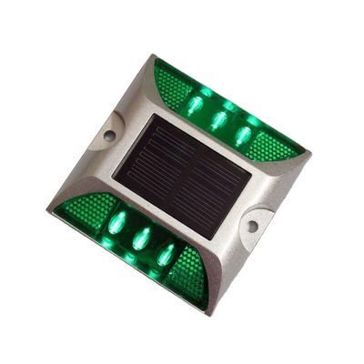 Verkehrssicherheit Cat Eye Aluminium Straßenstift mit roter Farbe und PC-Material