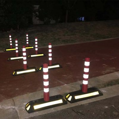 Hochsichtbare Gummibasis PE Kunststoff Verkehrskegel Verkehr mit langlebigem Material