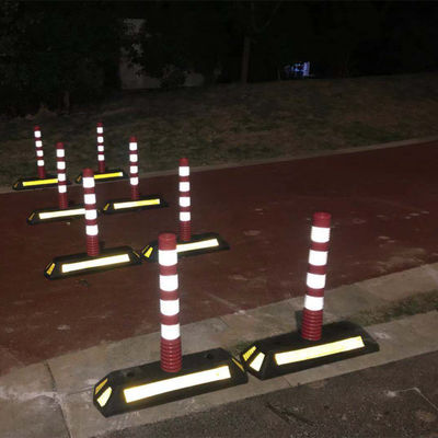 Gummireflexive Straßenkegel Hochsichtbare Verkehrssteuerkegel
