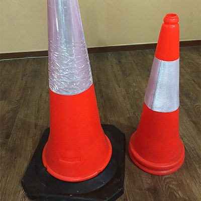 PE-Plastik-Straßenkegel Orange Hochsichtbare Straßenverkehrskegel