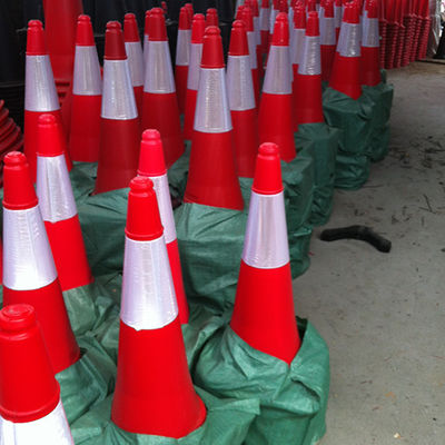 PE-Plastik-Straßenkegel Orange Hochsichtbare Straßenverkehrskegel