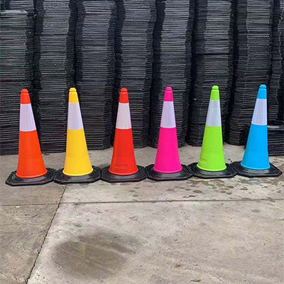 PE-Plastik-Straßenkegel Orange Hochsichtbare Straßenverkehrskegel
