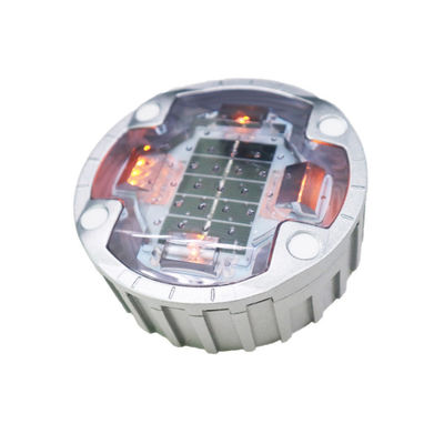 Grüne LED-Aluminium-Straßenstift Katzen-Augenreflector 104*123*23mm für die Nachtsichtbarkeit