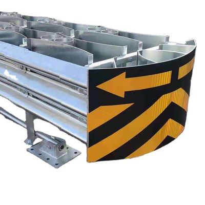 Gelb Aluminium Schaumstoff Absturzkissen Autobahn Schutzrail Sicherheitsschranke