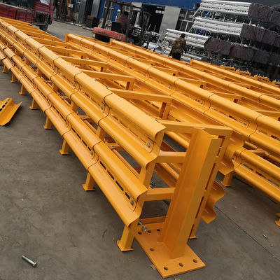 Gelb Aluminium Schaumstoff Absturzkissen Autobahn Schutzrail Sicherheitsschranke