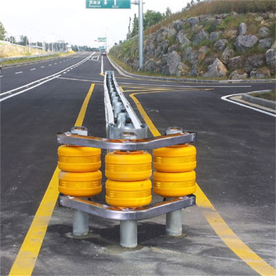 Straßenverkehrssicherheit PU-Rollenschranke aus Schaumstoff zum Schutz von Fahrern und Fußgängern