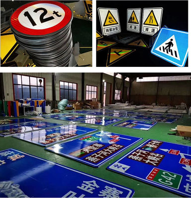 2021 Hochsichtbarkeitswarnung Aluminium-Straßenschild mit individueller Tafel