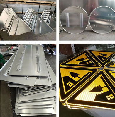 2021 Hochsichtbarkeitswarnung Aluminium-Straßenschild mit individueller Tafel