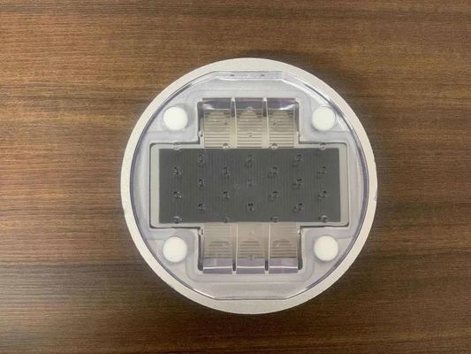 Straßenkegel-Symbol Solar LED Blinklicht Straßenstift Katzen-Auge in Gelb