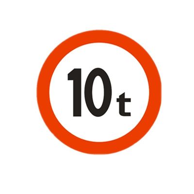 10-25 cm reflektierendes Straßenschild für Verkehrssicherheitswarnungen