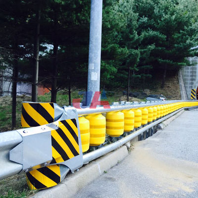 ISO9001 2008 Zertifizierte PU- und PVC-Highway Rotary Barrel Barrier