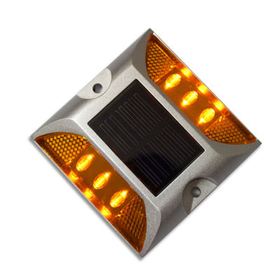100*100*20mm Rot Led Strobe Aluminium reflektierende Straßenstiel für die Autobahn