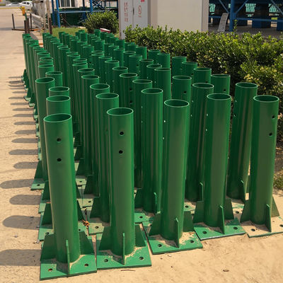Hot Dip Galvanized High Speed Guardrail Stahl Flansch Post für eine lang anhaltende Leistung