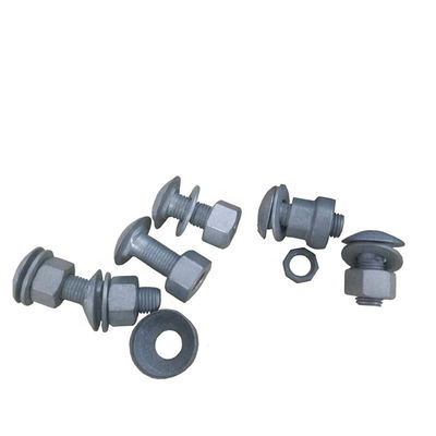 Galvanisierte Kohlenstoffstahl Hex-Schutzgitter Splice-Schrauben 5/8 &quot;-11X 2&quot; für Anti-Terrorismus-Straße