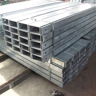 Hot Dip Galvanized Highway Protective Steel Guardrail Post mit ISO9001 2008 Zertifikat