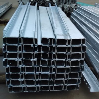 C Post Warmgetränkt galvanisiert W-Beam Straßenverkehrssicherheit