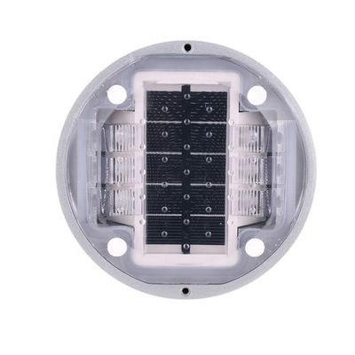 G105 Solar-Aluminium-Straßenstiftreflector mit eingebettetem Katzen-Auge mit LED-Farboptionen