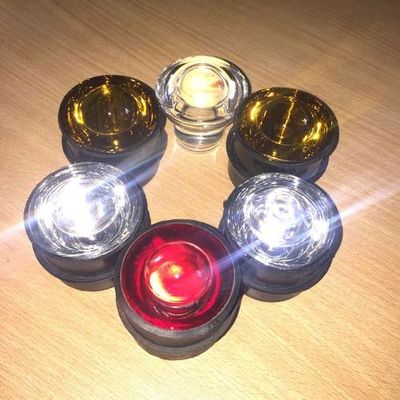 104*123*23mm LED Solar Cat Eye Blinkende Pflastermarkierung Reflexive Straßenstiel OEM