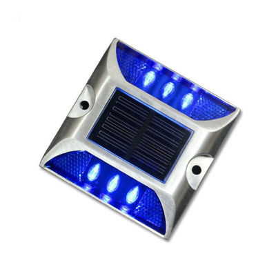 IP68 ASTM eingebettetes Aluminium Solar Road Stud Weiß Gelb Rot Blau Grün